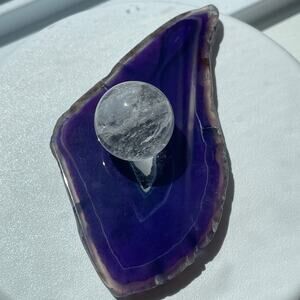 Pretty Clear Quartz Sphere